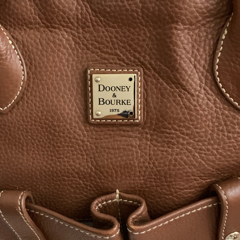 Dooney & Bourke Cognac Leather Satchel